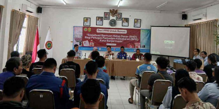 Kegiatan sosialisasi BHD kepada puluhan Redkar Banjarmasin. (foto : shn/seputaran)