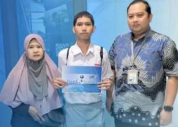 UPZ Bank Kalsel Bantu Biaya Pendidikan Taufik Rahman