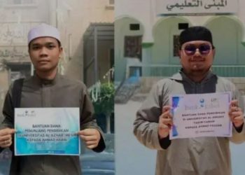 Bank Kalsel Bantu Beasiswa Dua Mahasiswa Banua Berkuliah di Timur Tengah