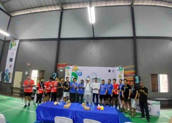 Turnamen Badminton Piala Walikota Cup Antar Desk Wartawan 2025 Sukses Digelar