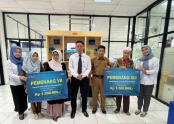 Enam Nasabah Bank Kalsel Paringin dapat Undian Simpeda Nasional