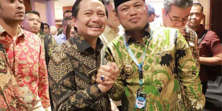 Wagub Kalsel H Hasnuryadi Sulaiman saat menghadiri Munas APPSI. (foto : Adpim Kalsel)