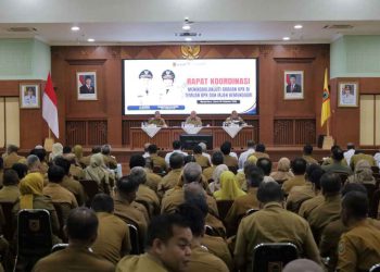 Menindaklanjuti Arahan KPK, Gubernur H. Muhidin Pimpin Rakor