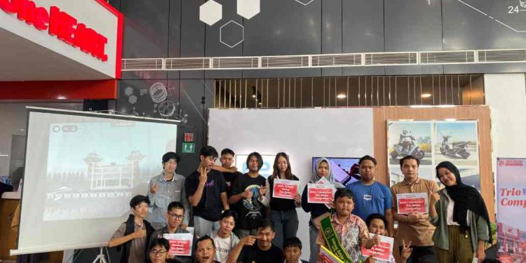 Dealer Honda Trio Motor Perintis dengan semangat kampanye Sinergi Bagi Negeri serta nilai One HEART, menghadirkan kegiatan seru bertajuk Trio Roblox Competition. (foto : istimewa)