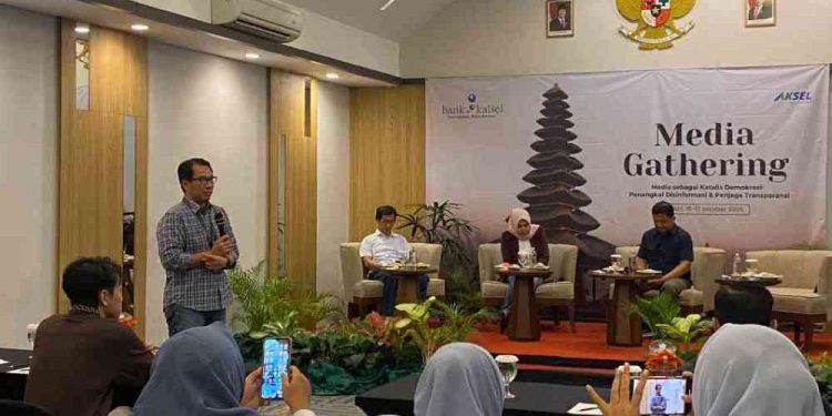 Kegiatan Media Gathering Media dengan Bank Kalsel. (foto : seputaran)