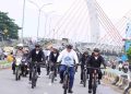 Meriahkan Funbike Banua Qristival, Gubernur Kalsel Edukasi Pembayaran QRIS