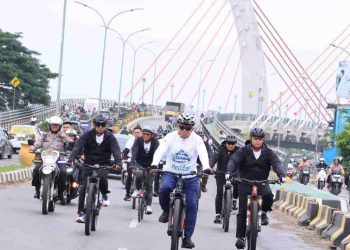 Meriahkan Funbike Banua Qristival, Gubernur Kalsel Edukasi Pembayaran QRIS