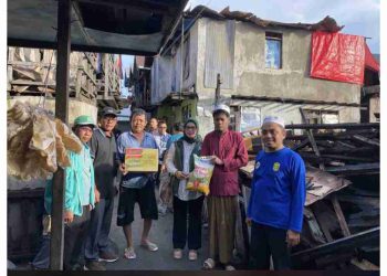 PKB Banjarmasin Serahkan Bantuan untuk Korban Kebakaran di Gang Binjai