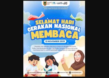 Momen Hari GNM, Dispersip Kalsel Ajak Masyarakat Tumbuhkan Semangat Literasi