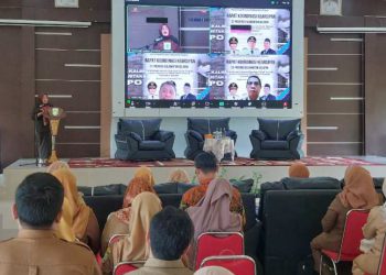 Dispersip Kalsel Gelar Rakor Kearsipan