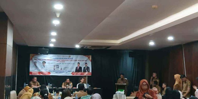 Kegiatan Sosialisasi Kemetrologian dan Tera Ulang Timbangan Elektrik. (foto : shn/seputaran)