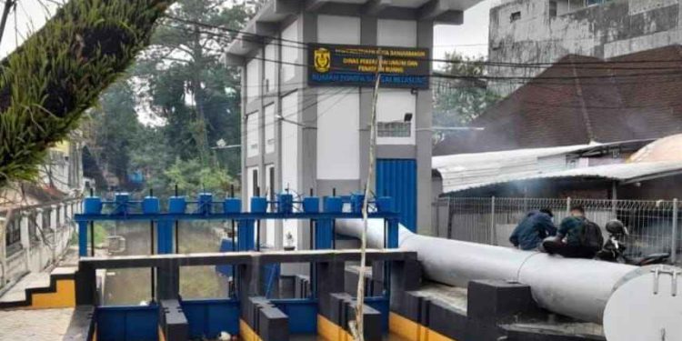 Rumah Pompa yang dimanfaatkan untuk atasi genangan air. (foto : shn/seputaran)