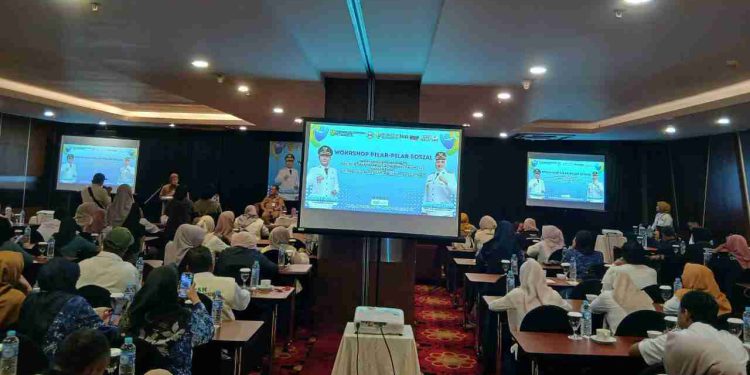 Peringatan Hari Kesetiakawanan Sosial yang digelar Dinsos Banjarmasin. (foto : shn/seputaran)