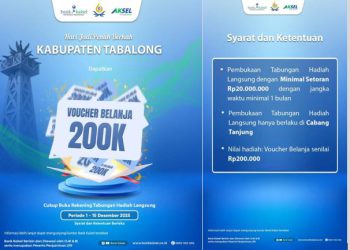 Meriahkan Harjad Tabalong, Bank Kalsel Hadirkan Promo Voucher Belanja Rp 200 Ribu