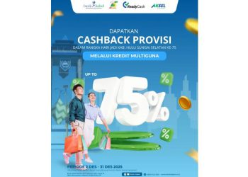 Momen Harjad ke-75 HSS, Bank Kalsel Hadirkan Program Cashback Kredit Multiguna Hingga 75 Persen