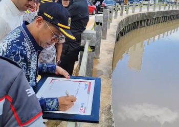 Komisi III DPRD Banjarmasin Tinjau Proyek Revitalisasi Sungai Veteran