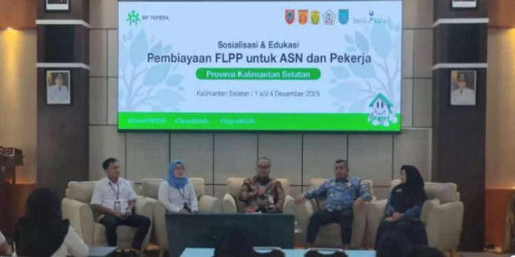 Sosialisasi dan edukasi pembiayaan rumah yang digelar BKD Kalsel. (foto : istimewa)