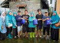 TP PKK Banjarmasin Bagikan Sembako dan Obat-obatan untuk Warga Terdampak Banjir di Tanjung Pagar