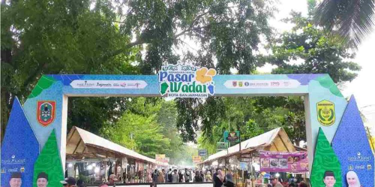 Lokasi Pasar Wadai Ramadhan 2026 di Siring 0 Kilometer. (foto : shn/seputaran)