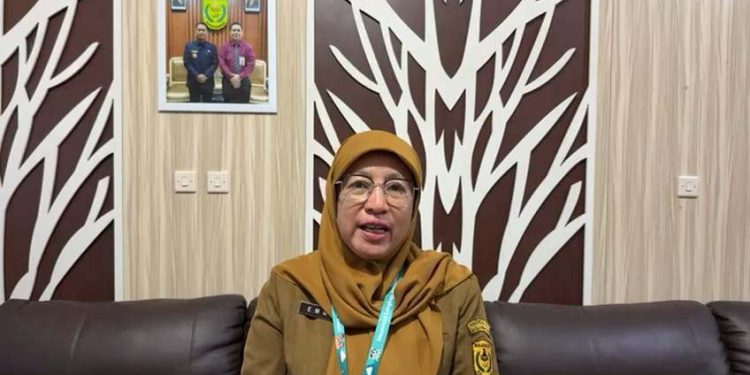 Kabid P2P Dinkes Banjarmasin drg Emma Ariesnawati. (foto : shn/seputaran)
