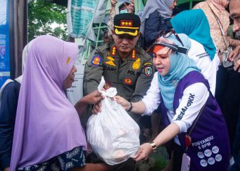 Bantuan Sembako hingga Makanan Tambahan Balita Disalurkan ke Warga Terdampak Banjir di Lok Baintan