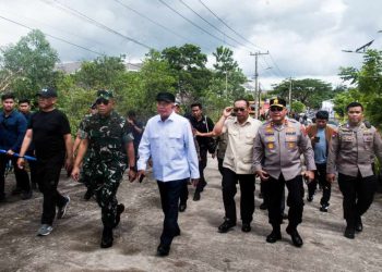 Progres Persiapan Lokasi Kedatangan Presiden Prabowo Telah Mencapai 60 Persen Lebih 