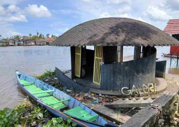 Galeri Terapung Sasirangan Terlihat Tak Terawat