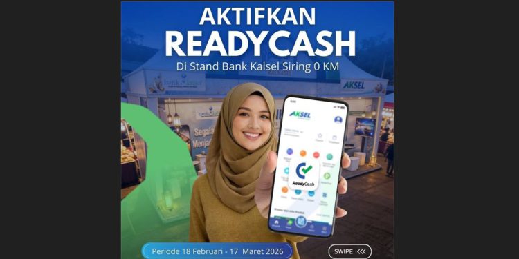 Aktifkan Ready Cash Bank Kalsel.