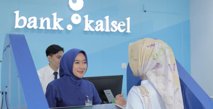 Layanan Front office Bank Kalsel. (foto : istimewa)