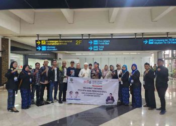 Kadis Pertanian Banten Sambut Kontingen HPN Kalsel