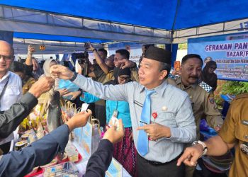 Warga Antusias dan Serbu GPM dan Bazaar Murah Pemprov Kalsel