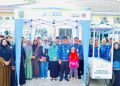 Bupati HSU Serahkan Bantuan Tenda dan Gerobak dari CSR Bank Kalsel