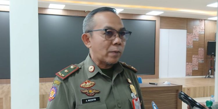 Kasatpol PP Banjarmasin Akhmad Muzaiyin. (foto : shn/seputaran)