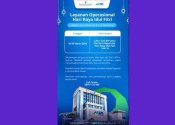 Libur Nyepi dan Idul Fitri, Bank Kalsel Tiadakan Layanan Weekend Banking 