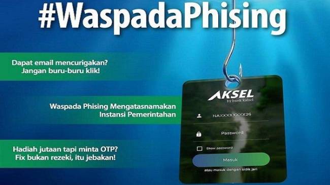 Imbaun waspada penipuan phising. (foto : istimewa)