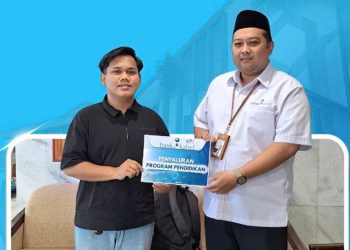 UPZ Bank Kalsel Bantu Biaya Pendidikan Ahmad Rifa’i