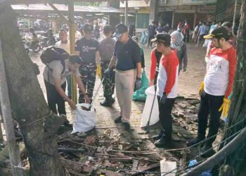 Gerakan Indonesia Asri dan Pemko Banjarmasin Korvei di Pasar Sentra Antasari