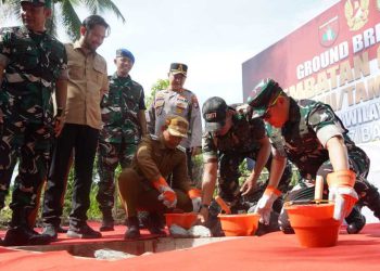 TNI dan Pemko Banjarmasin Bangun Jembatan Perintis Garuda