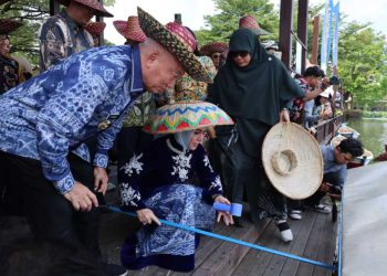 Dermaga Pasar Terapung di TMII Jakarta Diresmikan