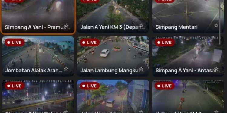 Pantauan CCTV yang terintegrasi. (foto : shn/seputaran)