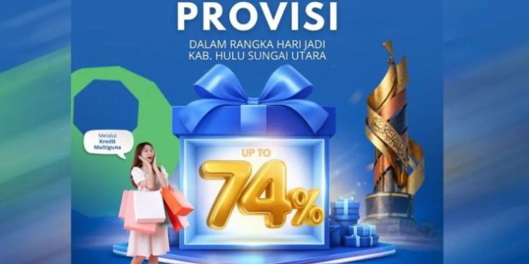 Promo Cashback provisi dalam rangka Harjad HSU. (foto : istimewa)
