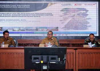 Anggaran PDSK Pembangunan Bendungan Riam Kiwa Sudah Tersedia
