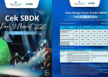 Bank Kalsel Umumkan SBDK Terbaru