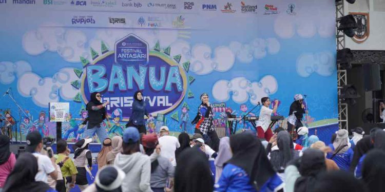 Kegiatan Banua QRIStival 2026 di kawasan Siring 0 Kilometer. (foto : istimewa)