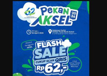 Pekan AKSEL 2026, Bank Kalsel Tawarkan Makanan dan Minuman Seharga Rp 62