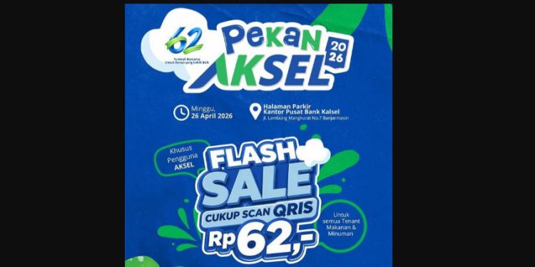 Promo Rp 62 di Pekan AKSEL 2026. (foto : istimewa)