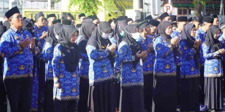 Pegawai Pemko Banjarmasin yang segera menerima gaji ke-13. (foto : shn/seputaran)