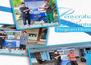 Dukung Penguatan Ekonomi, UPZ Bank Kalsel Bantu Gerobak untuk UMKM