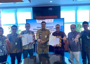 Bank Kalsel dan PT Jamkrida Perpanjang PKS Penjaminan KUR