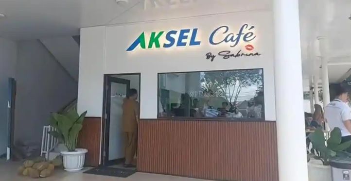 Aksel Cafe by Sabrina yang ada di Bank Kalsel pusat. (foto : istimewa)